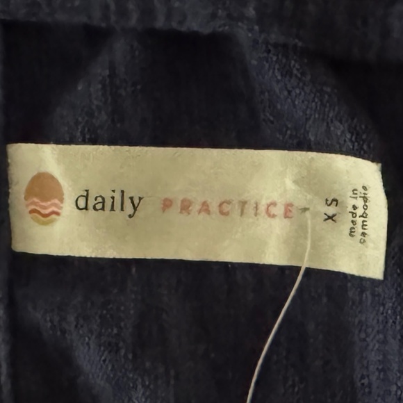 Anthropologie - Hoodie Sweatshirt Dress - RICH BLUE and Adorable - XS - Picture 6 of 6